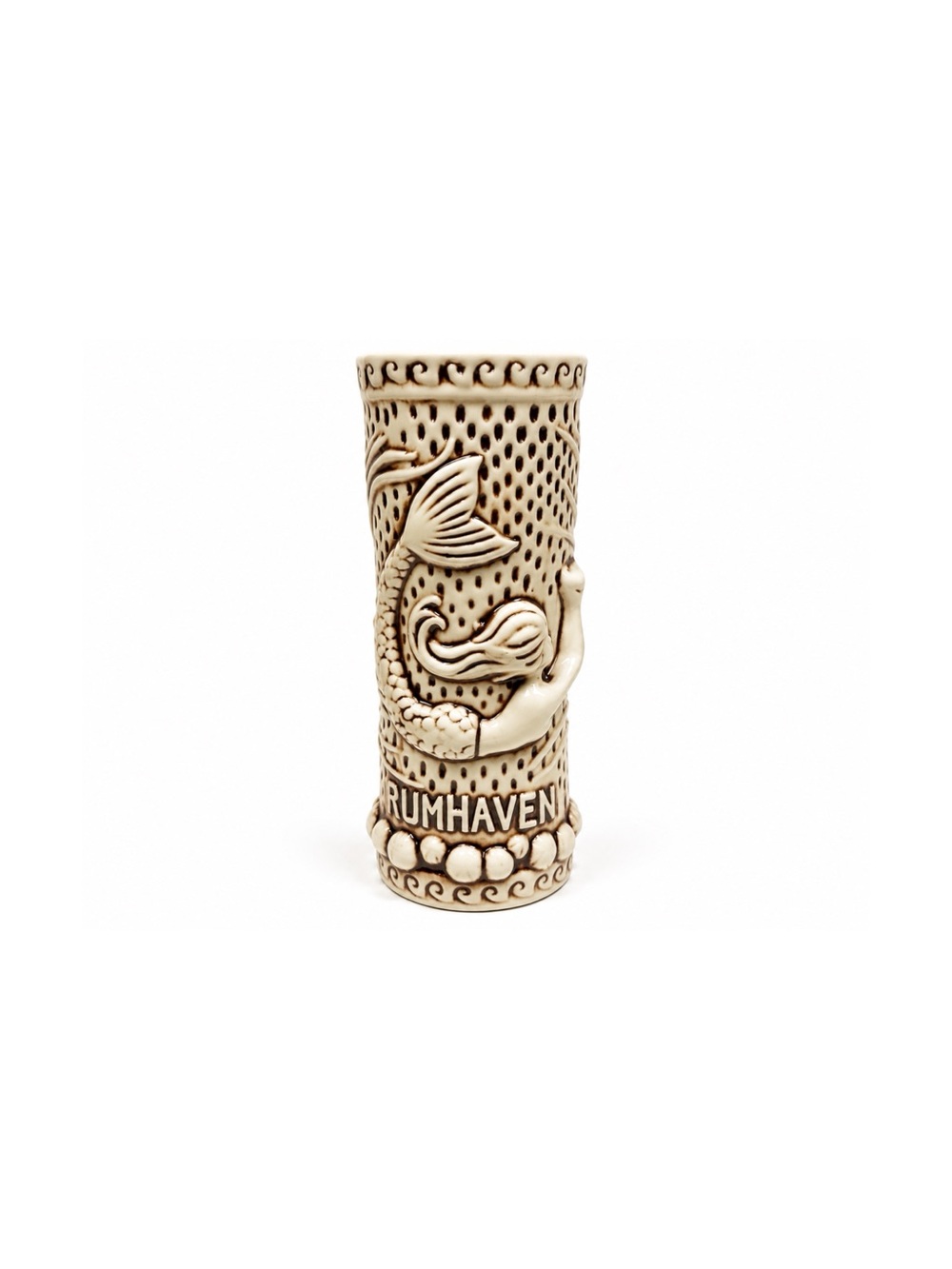 TIKIROB Tiki Mug RUMHAVEN Mermaid Siren 3D Ceramic Cocktail Mug
